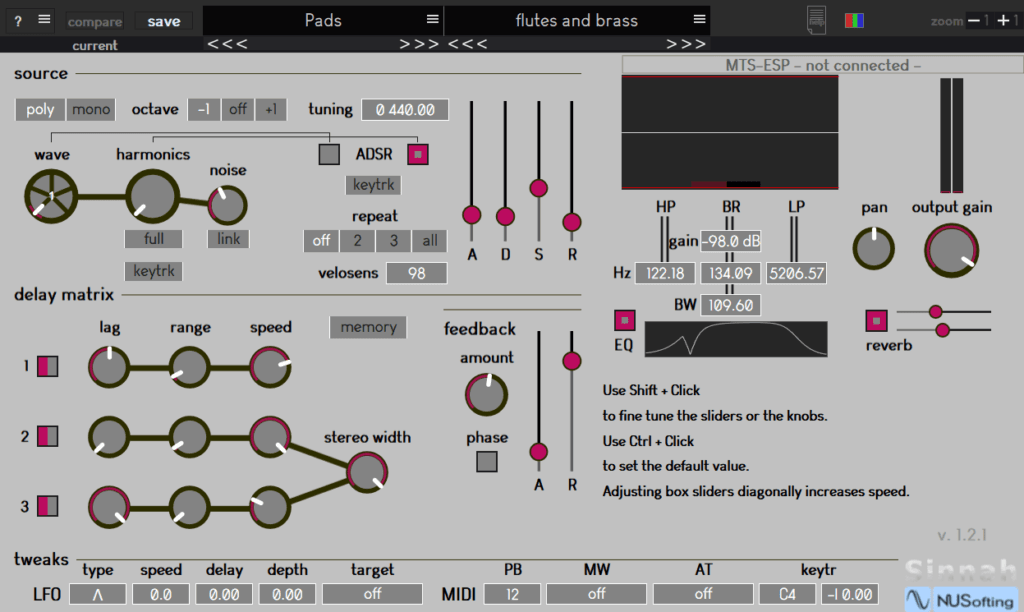 Sinnah Freeware Synth
