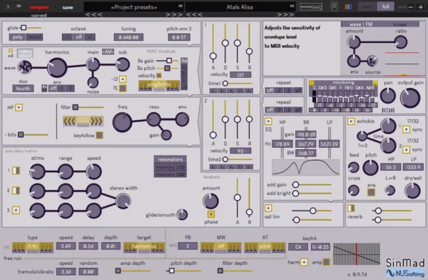 Sinmad : VA+PM Synthesizer - Image 5