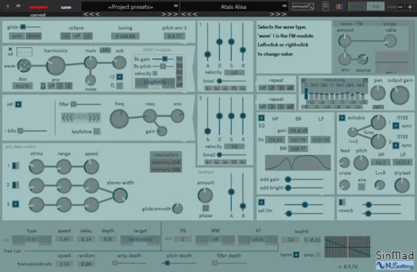 Sinmad : VA+PM Synthesizer - Image 2