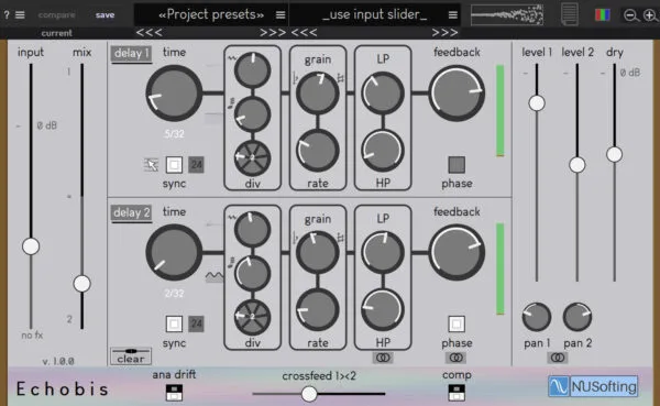 Echobis : Polyrhythmic Creative Delay : Audio Effect - Image 3