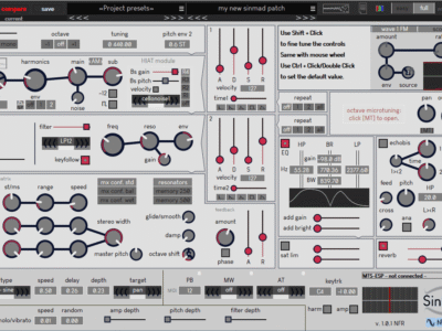 Sinmad : VA+PM Synthesizer