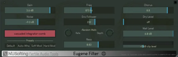 Eugene Filter : Audio Effect